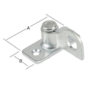 Ikkunapidin 45 x 20 mm sinkitty