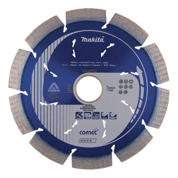 Timanttikatkaisulaikka Makita Comet Rapid B-12778 125 x 20/22,23 mm
