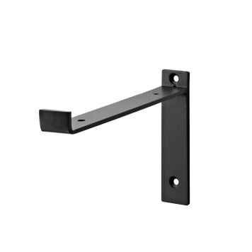 Hyllynkannatin Dolle Lip Musta Teräs 208 x 130 x 30 mm