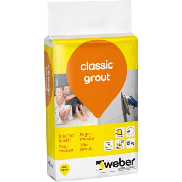 Saumalaasti Weber Classic Grout 15 kg