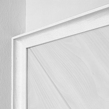 Kourulista Logoclic 22 x 22 x 2600 mm MDF Valkoinen Struktuuri