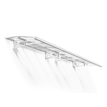 Ovikatos Canopia Bordeaux Twinwall Valkoinen 4470 mm