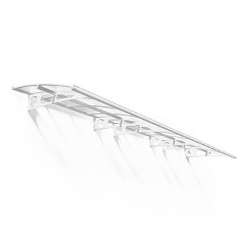 Ovikatos Canopia Bordeaux Twinwall Valkoinen 6705 mm