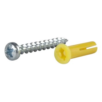 Ruuvi muovitulppa Essve 4,2 x 35 8kpl