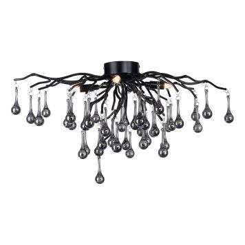 Kattovalaisin Paul Neuhaus Icicle musta 30 x 60 x 35 cm