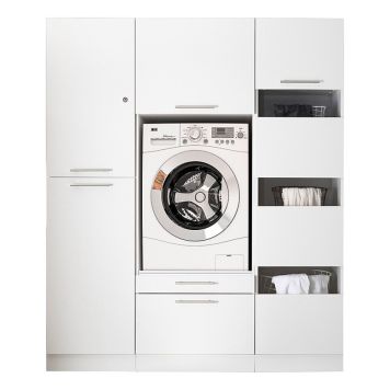 Pesukonekaappi Respekta Clara + 2 kaappia