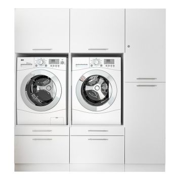 Pesukonekaappi Respekta Clara 2 kpl + 2-ovinen kaappi