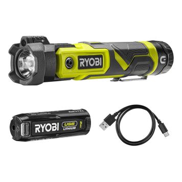 Taskulamppu Ryobi USB Lithium RLP4-120G
