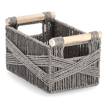 Säilytyskori Zeller Harmaa 28 x 17 x 14 cm