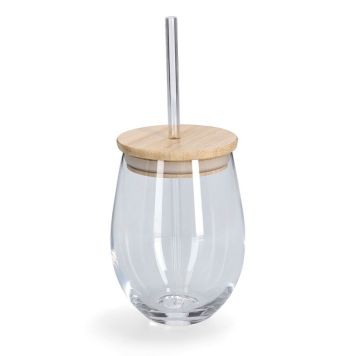 Juomalasi pillillä Zeller 9,2 x 12,6 cm