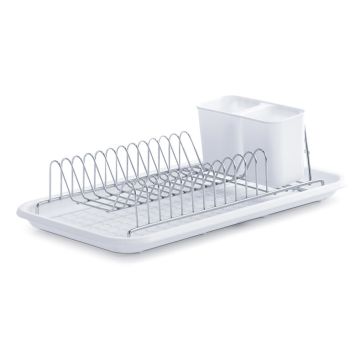 Kuivausteline Aterinlaatikolla Zeller Valkoinen