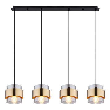 Riippuvalaisin Globo Milley 4-os musta/messinki 110 cm
