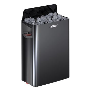 Sähkökiuas Harvia The Wall SW80 8,0 kW Black Steel