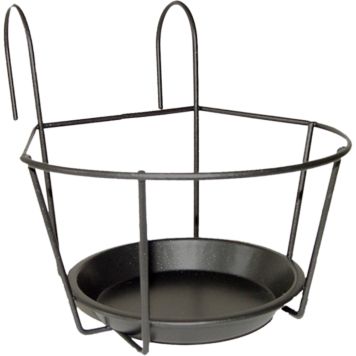 Parvekeruukkuteline harmaa 17,5 x 24 cm