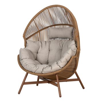 Lepotuoli Benny ruskea