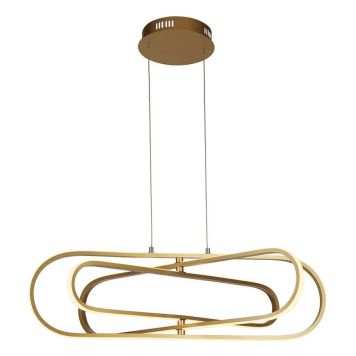 LED-riippuvalaisin Searchlight Clip kultainen 80 x 74,5 x 120 cm