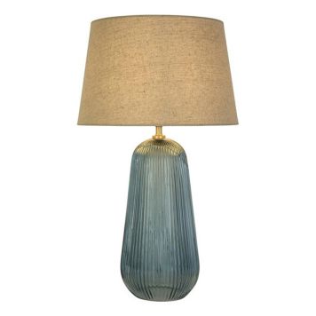 Pöytävalaisin Searchlight Cameo sininen Ø 32 x 53,5 cm