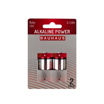 Alkaliparisto BAUHAUS Baby C/LR14 2 kpl/pkt