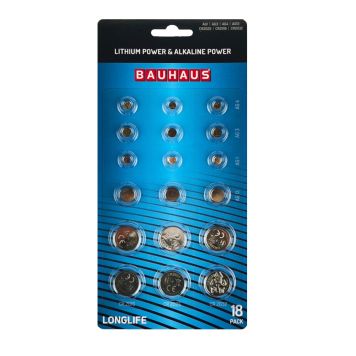 Litium nappiparisto Bauhaus mix 18 kpl/pkt