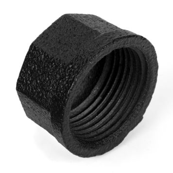 Päätytulppa Walteco RT-17 musta 3/4" 2 kpl/pkt