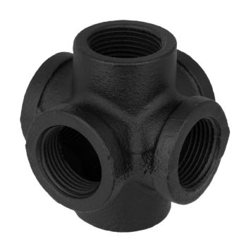 6T-kappale Walteco RT-25 musta Ø 25 mm