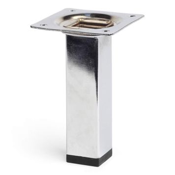 Kalustejalka REI kromi 100 mm