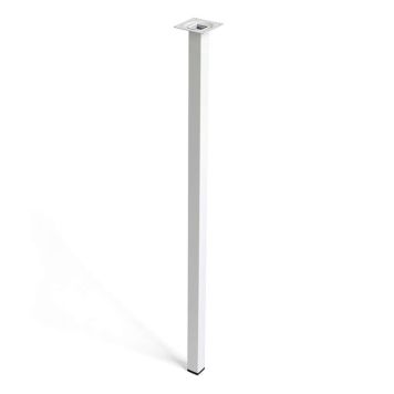 Kalustejalka REI valkoinen 25 x 25 x 700 mm