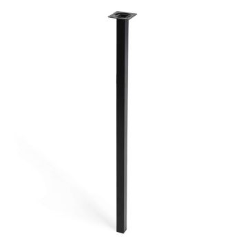 Kalustejalka REI musta 25 x 25 x 700 mm