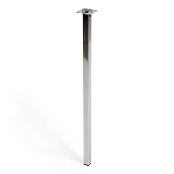 Kalustejalka REI kromi 25 x 25 x 700 mm