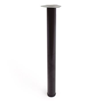 Kalustejalka REI D60 710 mm musta