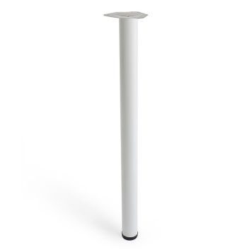 Kalustejalka REI D60 870 mm valkoinen