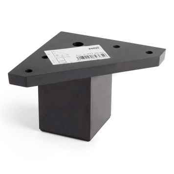 Kalustejalka REI musta 40 x 40 x 60 mm