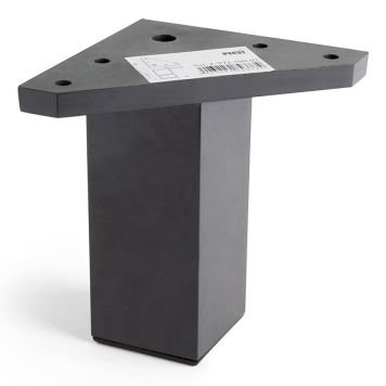 Kalustejalka REI musta 40 x 40 x 100 mm