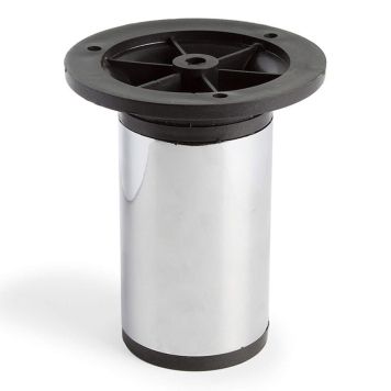 Säädettävä kalustejalka REI D50 kromi 100 mm