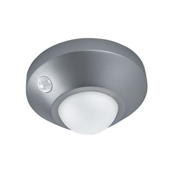 Liiketunnistinvalaisin Osram Nightlux Ceiling hopea Ø 8,6 cm IP20