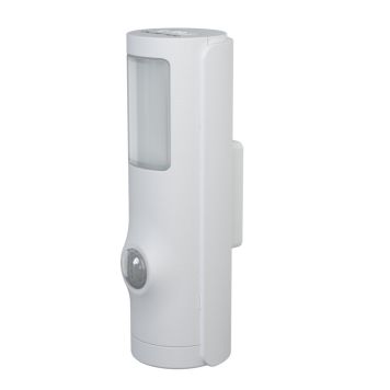 Liiketunnistinvalaisin Osram Nightlux Torch valkoinen Ø 8,6 x 10,8 cm IP54