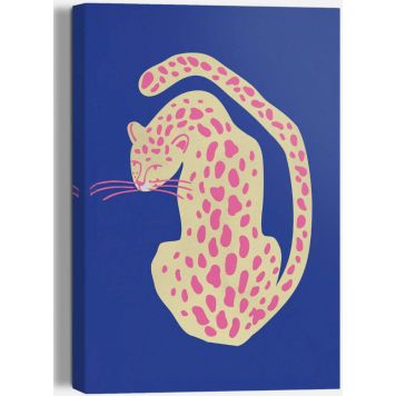 Sisustustaulu Reinders Blue Pink Cat 20 x 30 cm