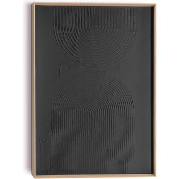 Sisustustaulu Reinders Craft Art Wood Bows charcoal 50 x 70 cm