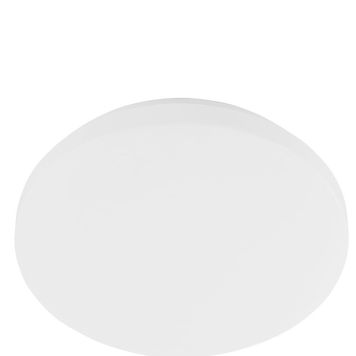 Kylpyhuoneplafondi Eglo Eco Pogliola-E valkoinen IP44 Ø 26 cm