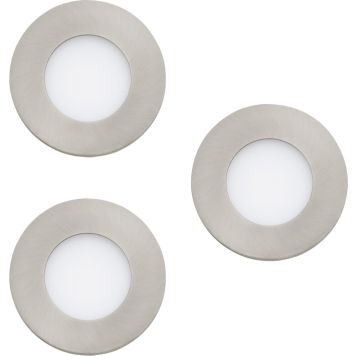 LED-älyspotti Eglo Connect.z Fueva 3 x 2,8W Teräs 3 kpl ⌀8,5 cm