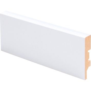 Jalkalista Maler R2 12 x 58 x 2750 mm MDF Valkoinen