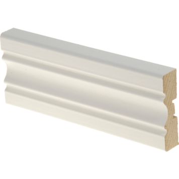 Peitelista Maler Aura 15 x 60 x 2200 mm MDF Valkoinen