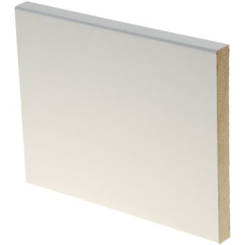 Peitelista Maler 12 x 120 x 3300 mm MDF valkoinen