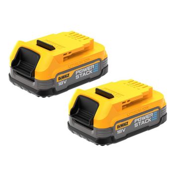 Akkupaketti DeWalt PowerStack DCBP034E2-XJ 18 V 2 x 1,7 Ah