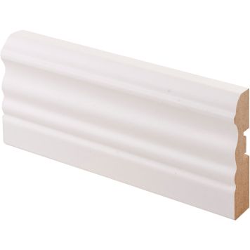Peitelista Maler Laine 16 x 65 x 2200 mm MDF valkoinen