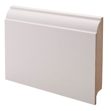 Jalkalista Maler Koski 19 x 113 x 2750 mm MDF Valkoinen