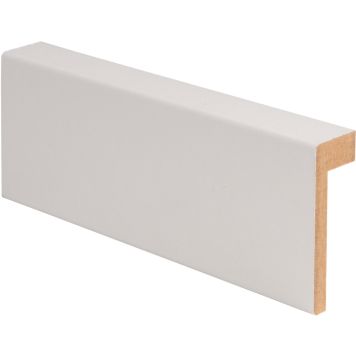 Reunalista Maler 21 x 58/13 x 2200 mm MDF valkoinen