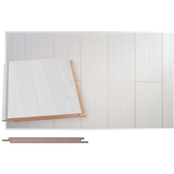 Kattopaneeli Maler Smart MDF Valkolakattu STP 8 x 120 x 2070 mm