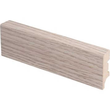 Jalkalista Maler R2 15 x 42 x 2750 mm MDF Valkolakattu Tammi
