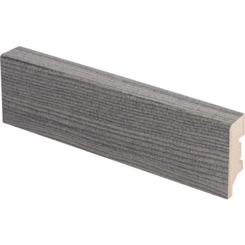 Jalkalista Maler R2 15 x 42 x 2750 mm MDF Harmaa Tammi